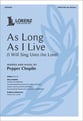 As Long as I Live SATB choral sheet music cover